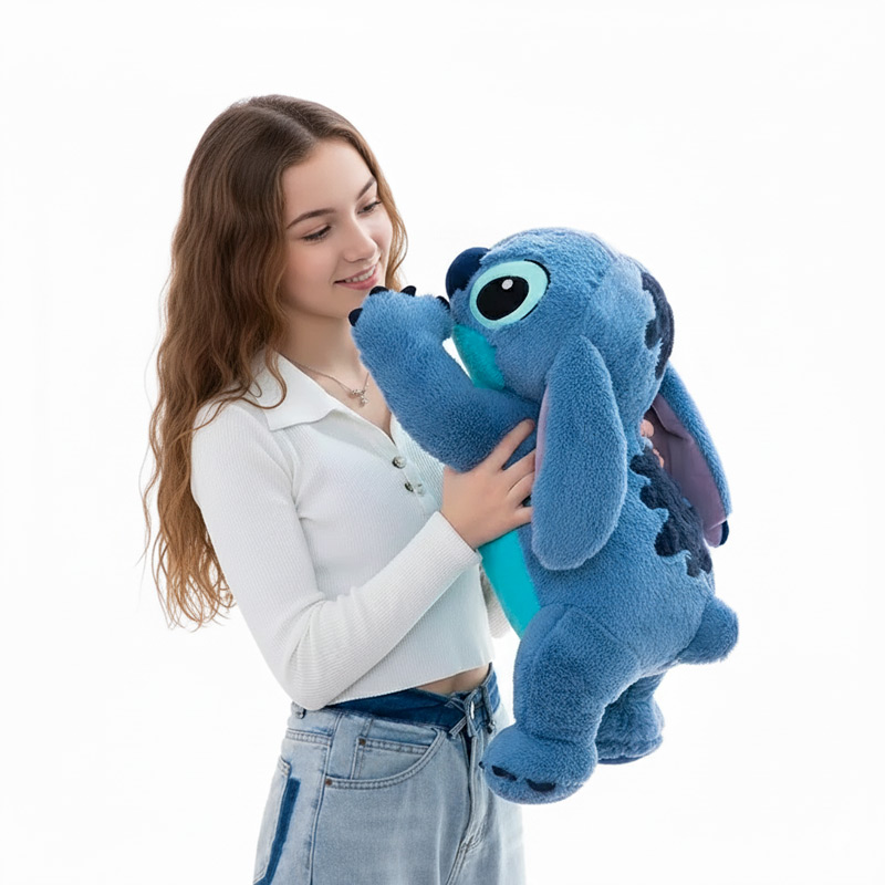 Coussin Peluche Stitch 5 Coussin Peluche Stitch bleu