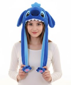 Bonnet Stitch Oreille qui Bouge bleu
