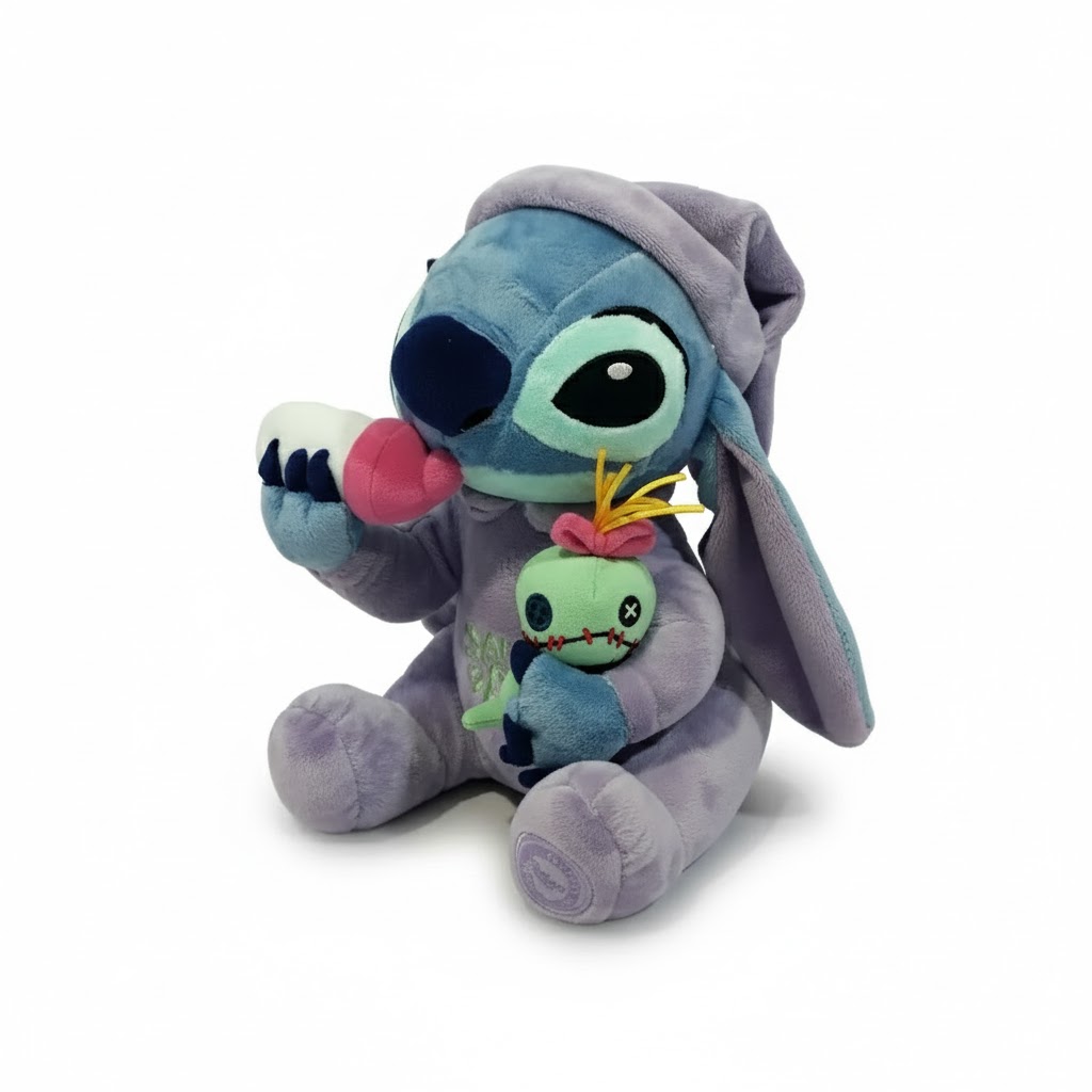 Peluche bébé Stitch 5 Peluche bébé Stitch avec souillon disney officielle