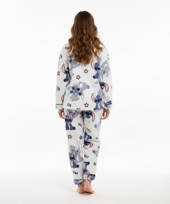 Pyjama Stitch blanc pour Adulte