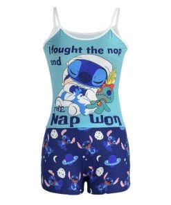 Pyjama Stitch Femme Short