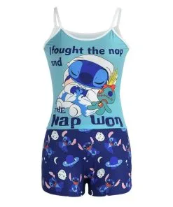 Pyjama Stitch Femme Short