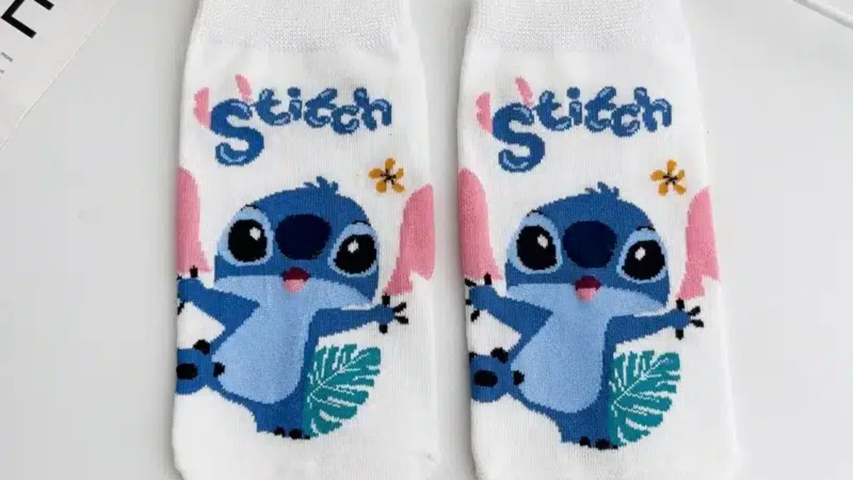 Lot De 10 Paires De Chaussettes Stitch – Lilo & Stitch, Multicolores, Coton, Pointure 37-45