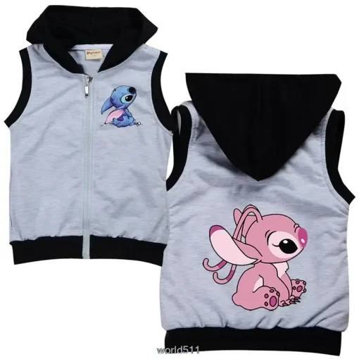 Veste Sans Manche Enfant Stitch