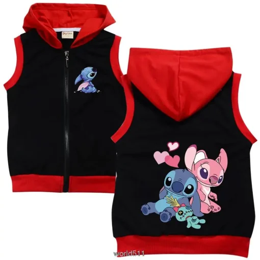 Veste Sans Manche Enfant Stitch
