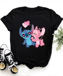 Stitch et Angel T Shirt
