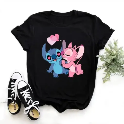 Stitch et Angel T Shirt