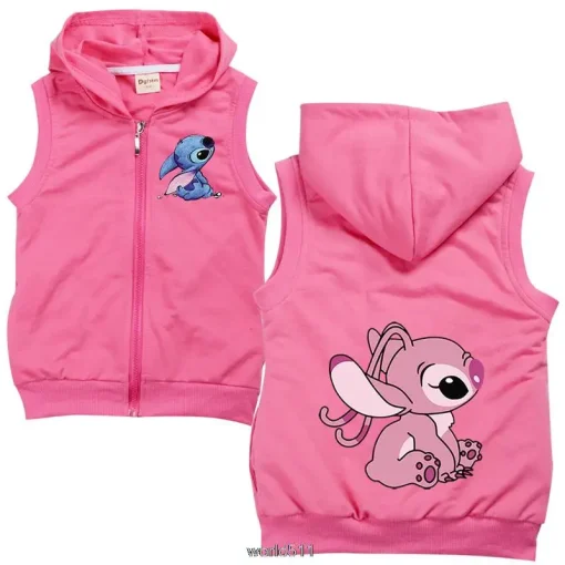 Veste Sans Manche Enfant Stitch