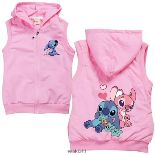 Veste Sans Manche Enfant Stitch