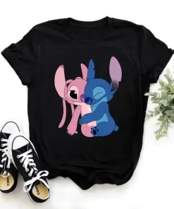 Stitch et Angel T Shirt