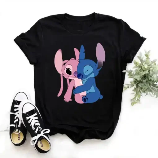 Stitch et Angel T Shirt