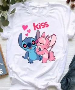 Stitch et Angel T Shirt