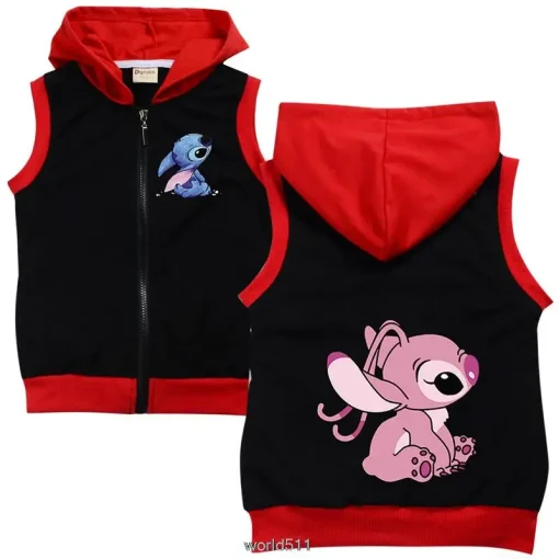 Veste Sans Manche Enfant Stitch