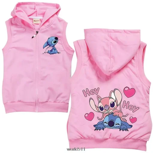 Veste Sans Manche Enfant Stitch
