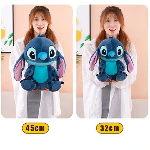 Grosse Peluche Stitch Bleu