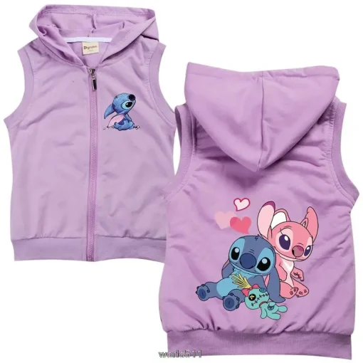 Veste Sans Manche Enfant Stitch
