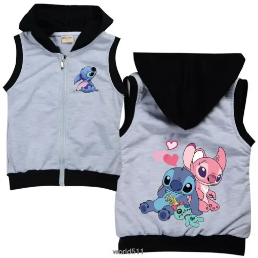 Veste Sans Manche Enfant Stitch