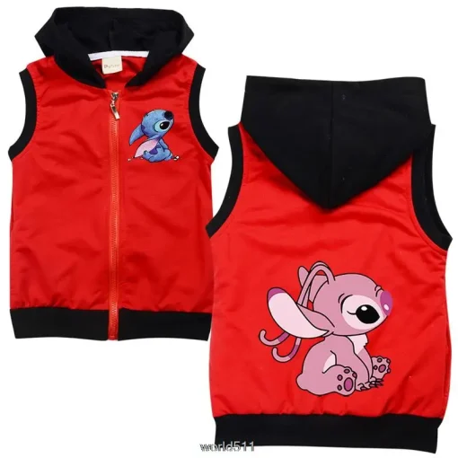Veste Sans Manche Enfant Stitch