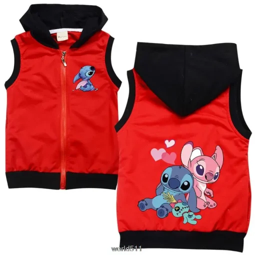 Veste Sans Manche Enfant Stitch