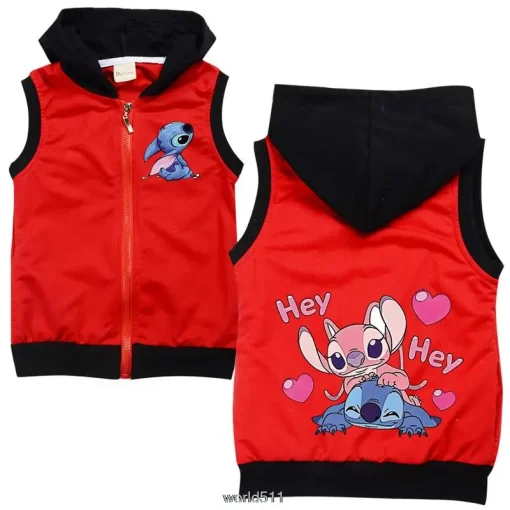 Veste Sans Manche Enfant Stitch