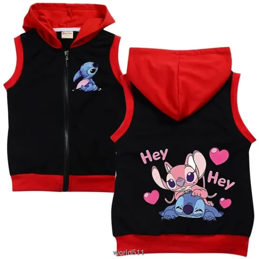 Veste Sans Manche Enfant Stitch
