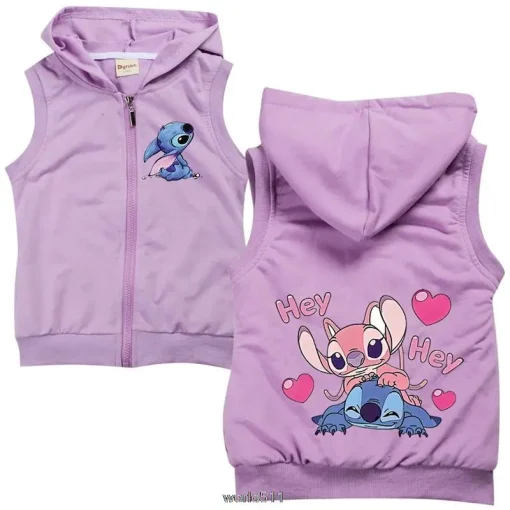 Veste Sans Manche Enfant Stitch