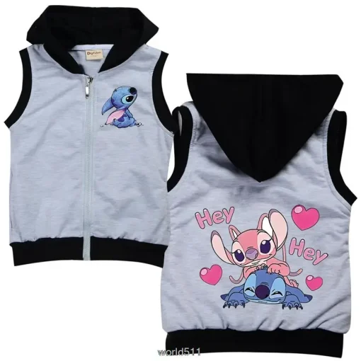 Veste Sans Manche Enfant Stitch
