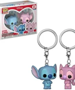 Porte Clé Stitch et Angel