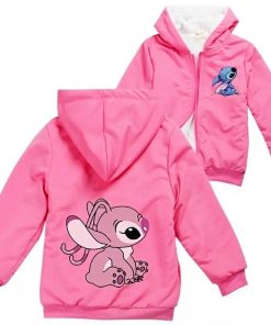 Veste Stitch Enfant Angel Rose foncé