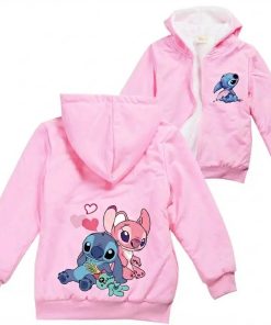 Veste Stitch Enfant Angel et Souillon rose