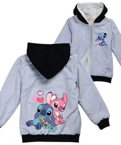 Veste Stitch Enfant angel et souillon gris