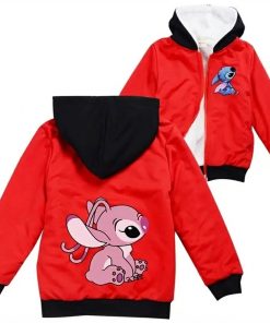 Veste Stitch angel rouge pour Enfant