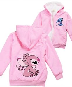 veste angel stitch rose pour enfant