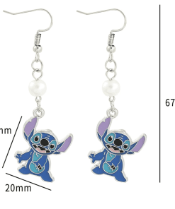 Boucles d'Oreille Femme Pendante Stitch
