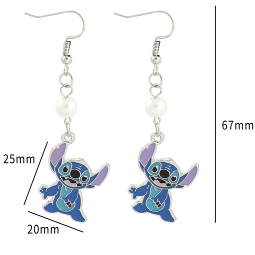 Boucles d'Oreille Femme Pendante Stitch