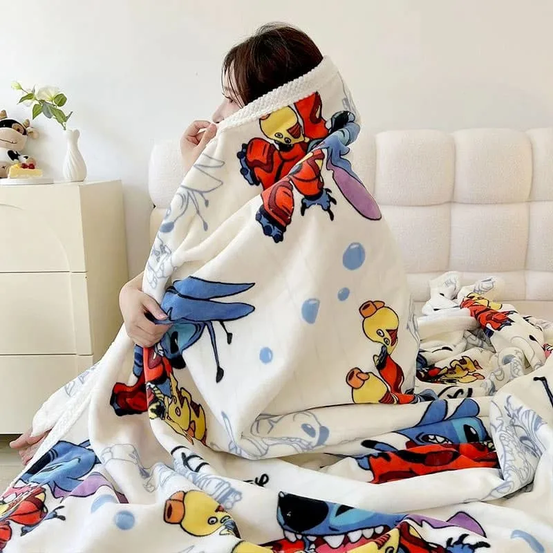 Couverture Polaire Stitch 4 Couverture Plaid Polaire