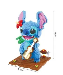 Lego Stitch 3D Guitare