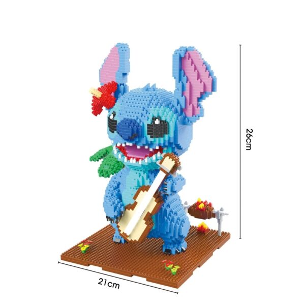 Lego Stitch 3D Guitare