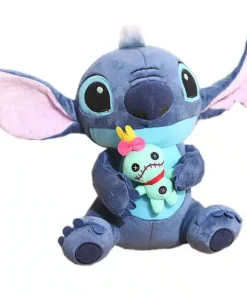 Stitch et Souillon Peluche 25cm