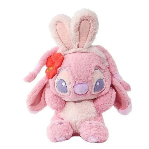 Peluche Stitch Rose Lapin