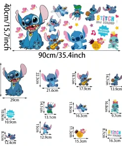 Stickers Muraux Stitch