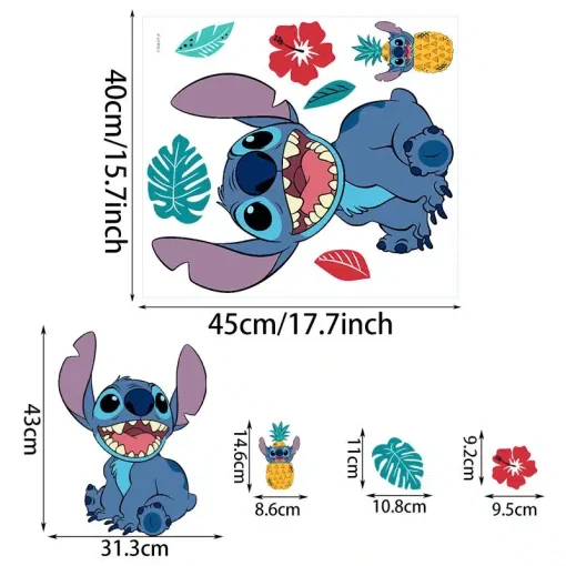 Stickers Muraux Stitch
