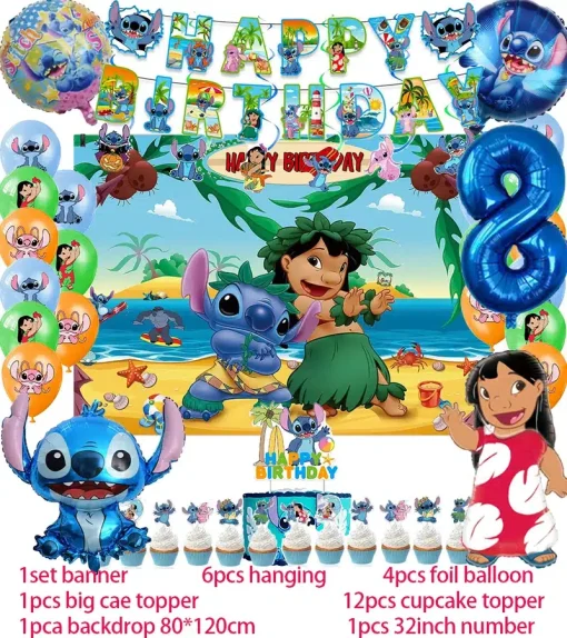 Kit Anniversaire Lilo et Stitch