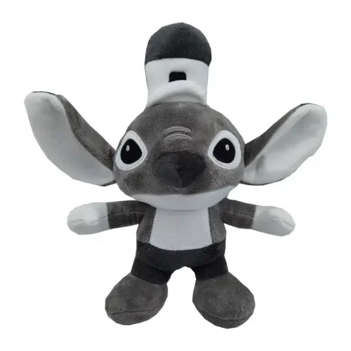 Stitch Noir et Blanc Peluche