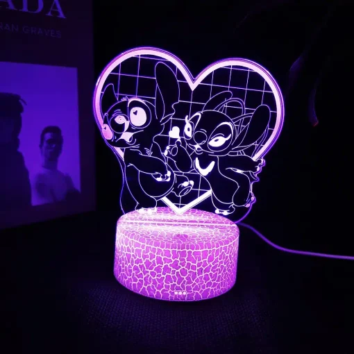 Lampe Stitch et Angel