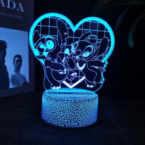 Lampe Stitch et Angel