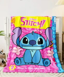 Couverture Stitch Bleu