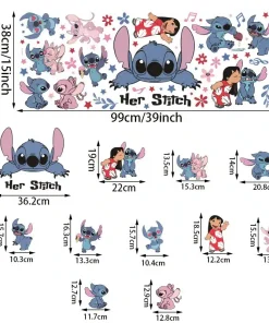 Stickers Muraux Stitch