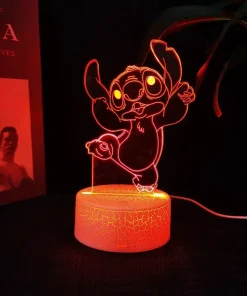 Lampe 3D Stitch
