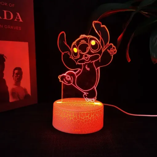 Lampe 3D Stitch
